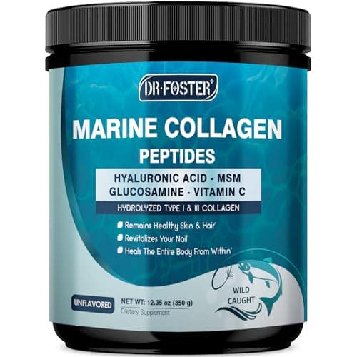DRFOSTER Marine Collagen Peptides Powder for Joint Support
