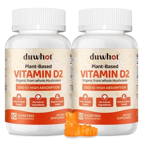 duwhot Vitamin D2 Gummies 2000 IU