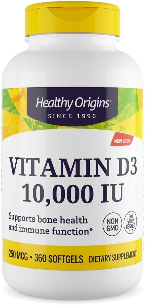 Healthy Origins Vitamin D3 10
