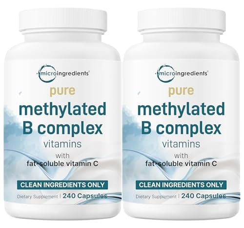 Micro Ingredients 2 Pack Pure Methylated B Complex