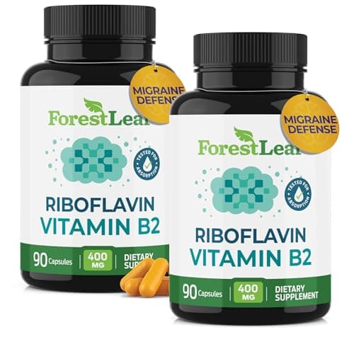 Vitamin B2 Riboflavin 400mg - Energy