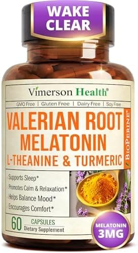 Melatonin 3mg + Valerian Root for Sleep