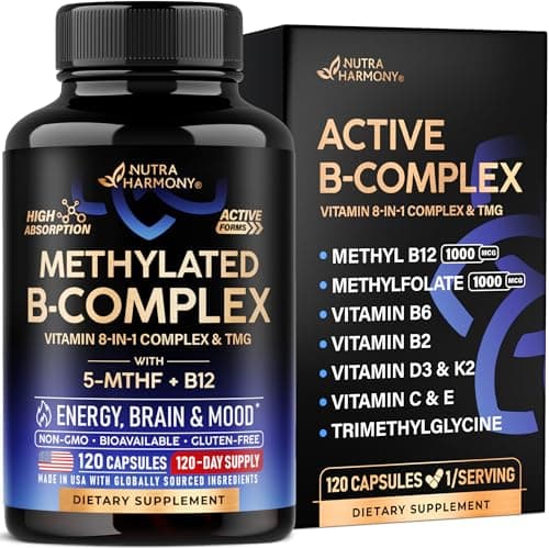 Vitamin B Complex Methylated - B-Complex with Methylfolate…