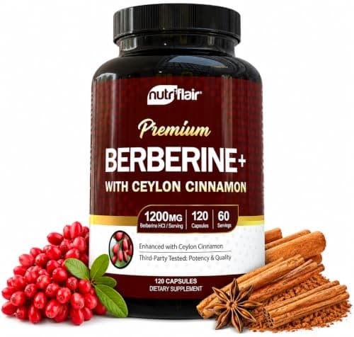 NutriFlair Berberine HCl 1200mg