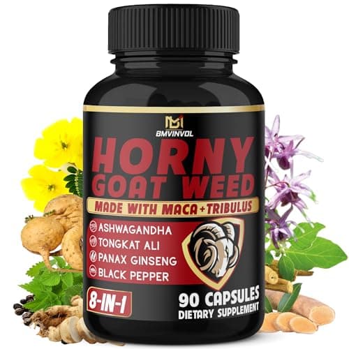 BMVINVOL Horny Goat Weed Capsules with Maca