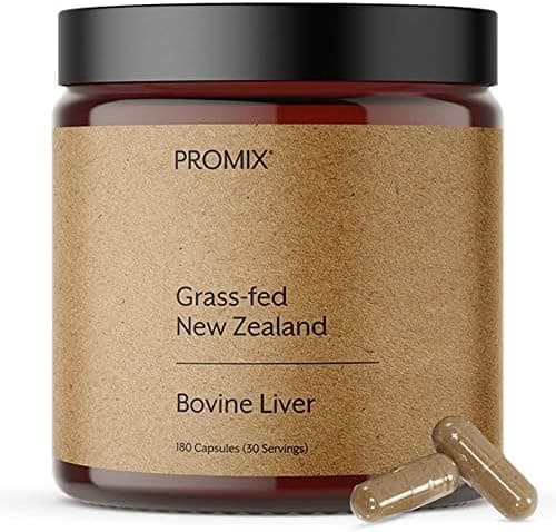 ProMix Nutrition Grass-Fed Raw Beef Liver Supplement - 180…