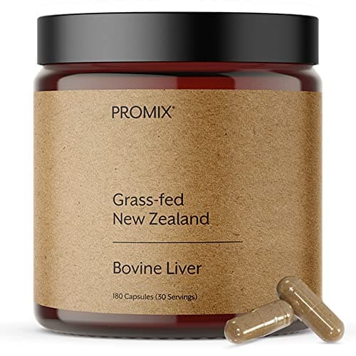 ProMix Nutrition Grass-Fed Raw Beef Liver Supplement - 180…