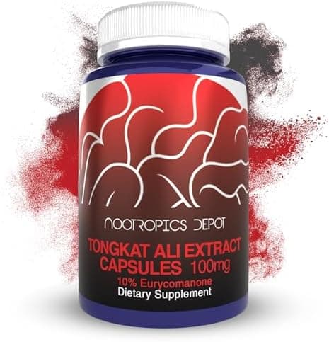 Nootropics Depot Tongkat Ali Extract Capsules | 100mg | 60…