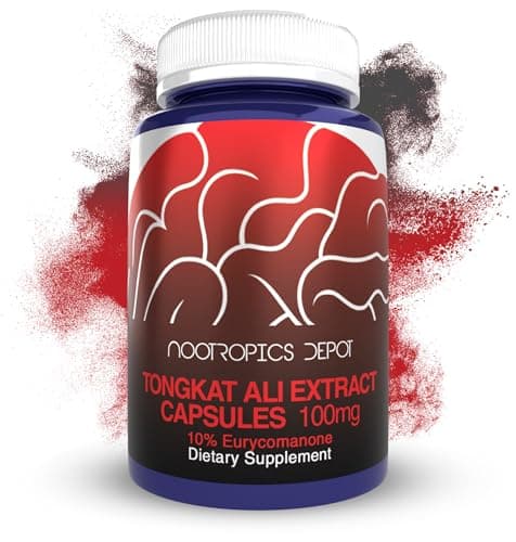 Nootropics Depot Tongkat Ali Extract Capsules | 100mg | 60…