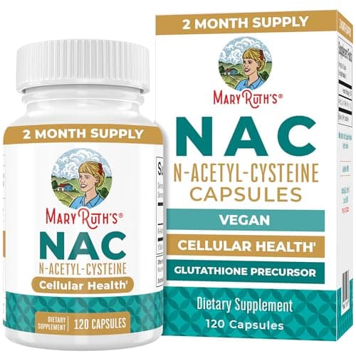 MARYRUTH'S N-Acetyl Cysteine Capsules | 1000mg NAC N-Acetyl…