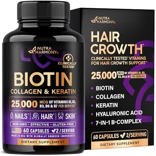 Biotin | Collagen | Hyaluronic Acid | Keratin - Hair Growth…