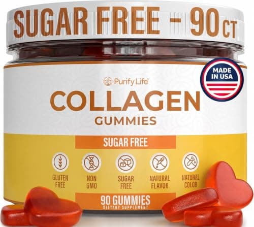 Sugar-Free Marine Collagen Gummies (90 Collagen Chews) Potent…