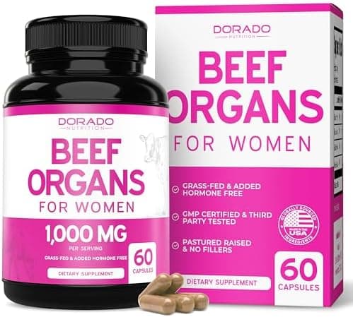 Beef Organ Supplement for Women - Grass Fed Beef Liver