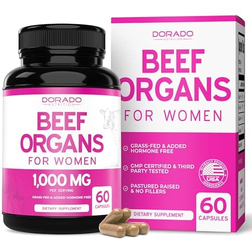 Beef Organ Supplement for Women - Grass Fed Beef Liver