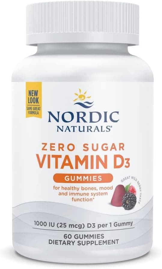 Nordic Naturals Zero Sugar Vitamin D3 Gummies