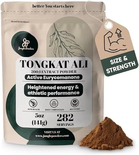 Jungle Powders Tongkat Ali for Men Powder 200:1 Extract 282…
