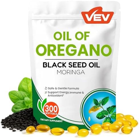 VEV Oil of Oregano with Black Seed Oil & Moringa
