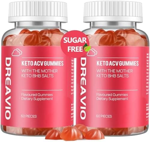 DREAVIO 1000mg Apple Cider Vinegar Gummies with Mother