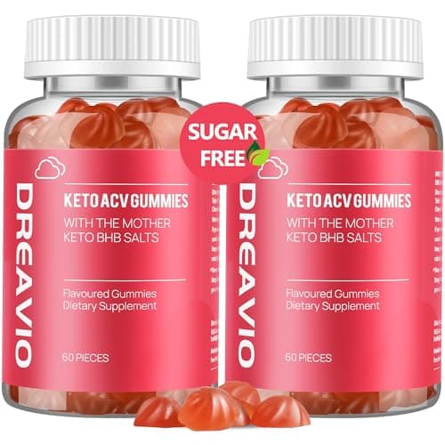 DREAVIO 1000mg Apple Cider Vinegar Gummies with Mother