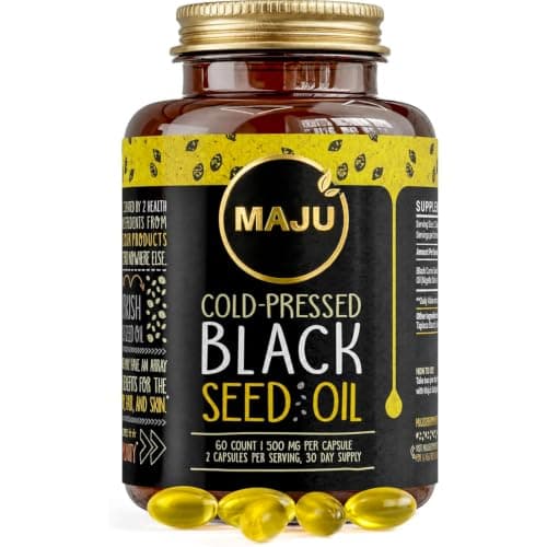 Maju Superfoods Black Seed Oil Capsules - Cold Pressed