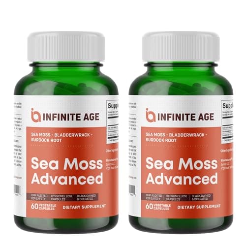 INFINITE AGE 2 Pack of 1250mg Sea Moss Advanced Superfood…