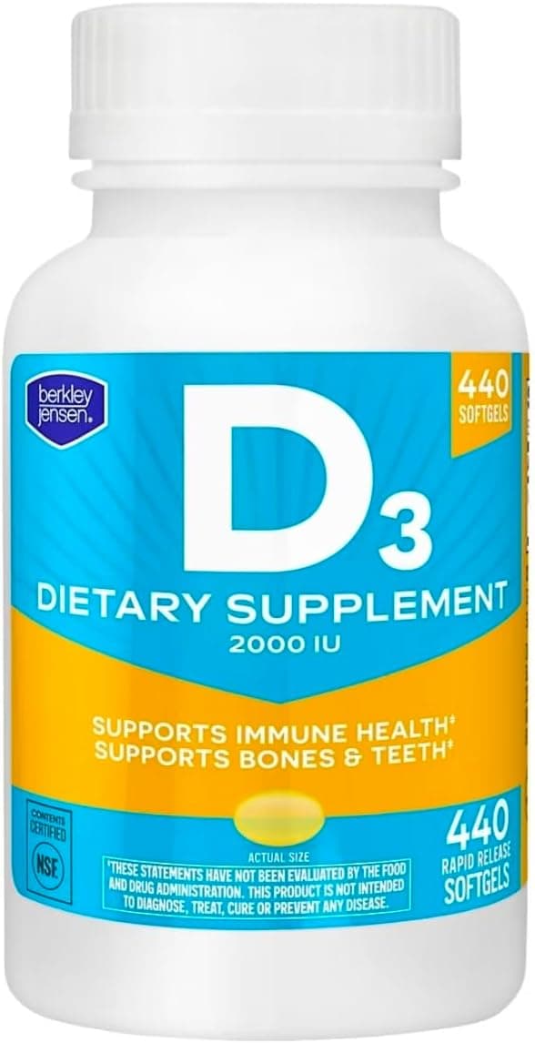 berkley jensen Vitamin D3 2000IU (50 mcg)