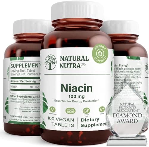 Natural Nutra Niacin Supplement for Energy