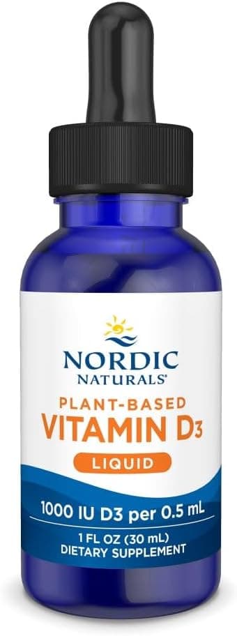 Nordic Naturals Plant-Based Vitamin D3 Liquid - 1 oz - 1000 IU…