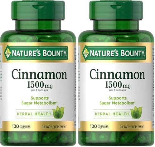 Nature's Bounty Cinnamon Capsules