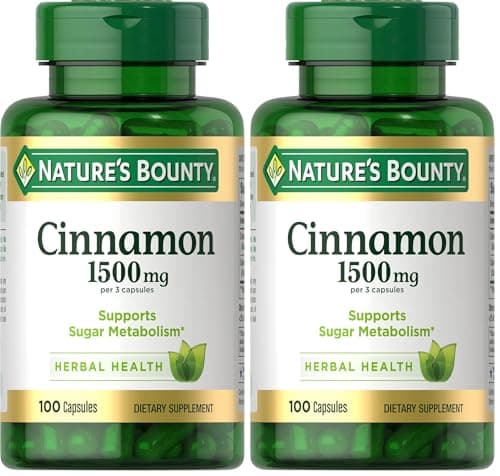 Nature's Bounty Cinnamon Capsules
