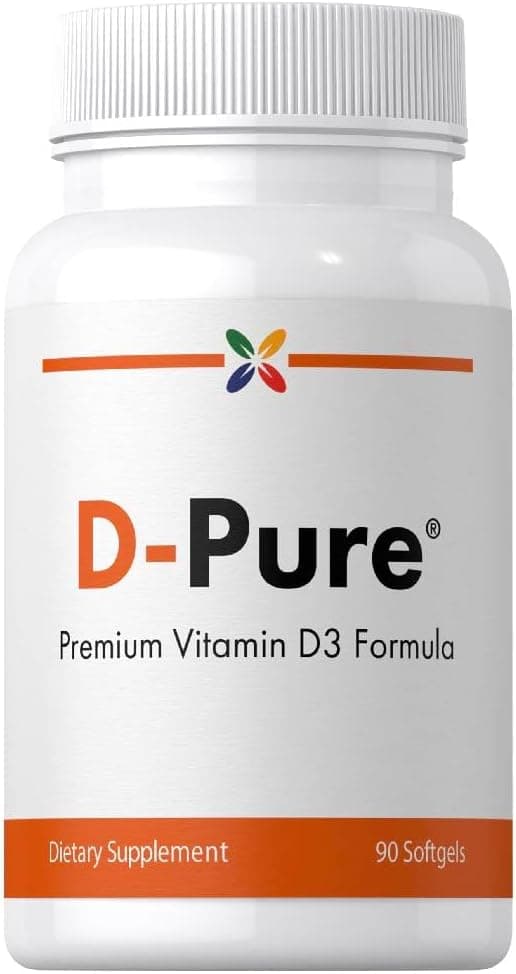 Stop Aging Now - D-Pure Vitamin D3 Supplement (5000 IU)…