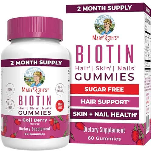MARYRUTH'S Organics Biotin Gummies | Sugar Free | Vegan…
