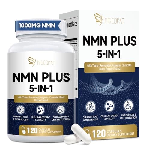 Migcopat NMN Supplement 1000mg – 5-in-1 NAD Supplement…