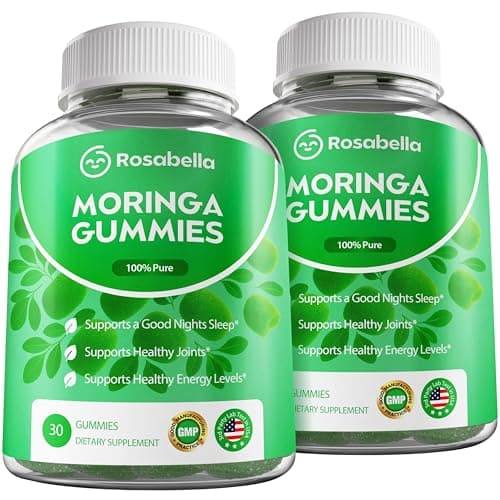 Rosabella Moringa Gummies – Moringa Leaf Extract 1000mg…