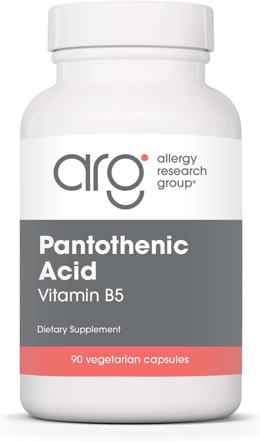 Allergy Research Group ARG Pantothenic Acid - 500 mg Vitamin…
