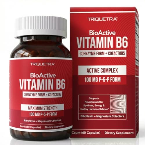 BioActive Vitamin B6 100mg Capsules - Active P-5-P Form…