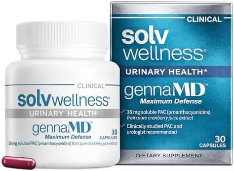 Solv Wellness GennaMD Cranberry Supplement for Urinary Tract…