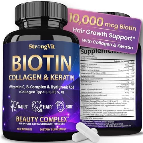 StrongVit Biotin with Hyaluronic Acid