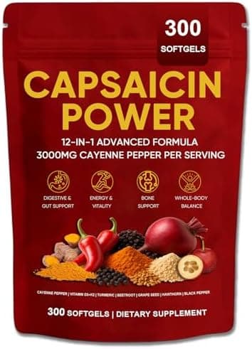GXSAE Capsaicin Power - Cayenne Pepper Softgels Supplement