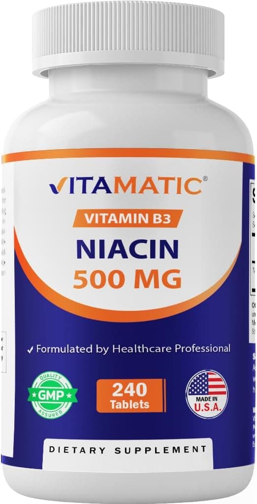 Vitamatic Niacin (Vitamin B3) 500mg