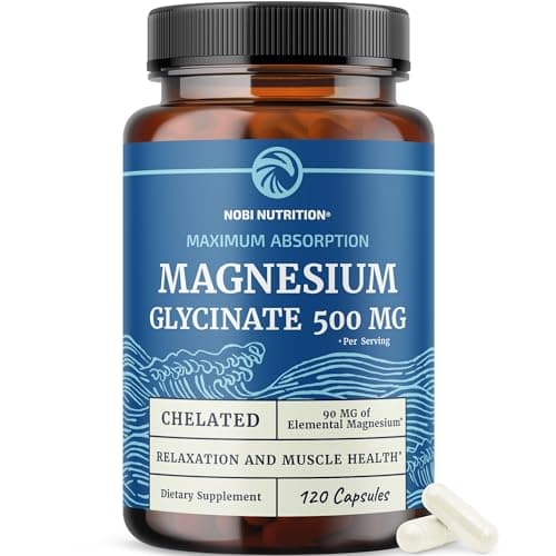 Magnesium Glycinate 500mg | High Absorption | Sleep