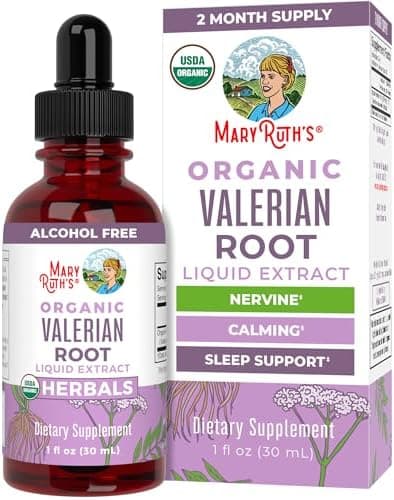 MARYRUTH'S USDA Organic Valerian Root Liquid Drops