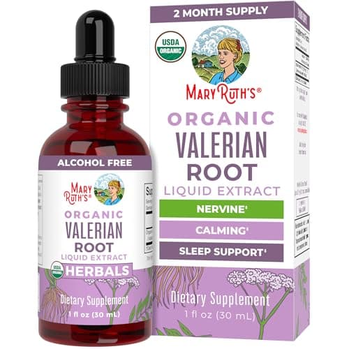 MARYRUTH'S USDA Organic Valerian Root Liquid Drops