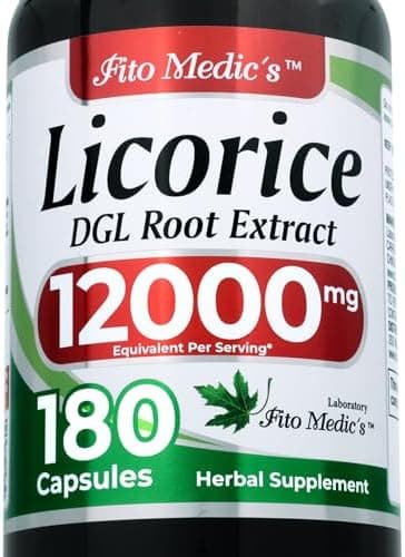 FITO MEDIC'S Lab | Licorice Root |180 Capsules |Licorice Root…