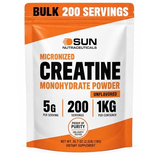 Micronized Creatine Monohydrate Powder 1kg (2.2lbs