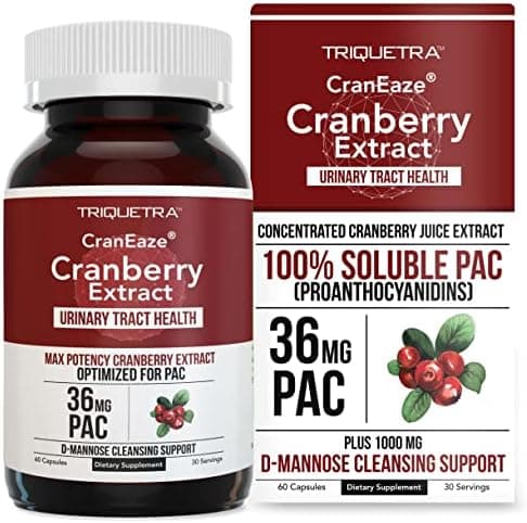 CranEaze®: Cranberry Juice Extract Plus D-Mannose – 36 mg PAC