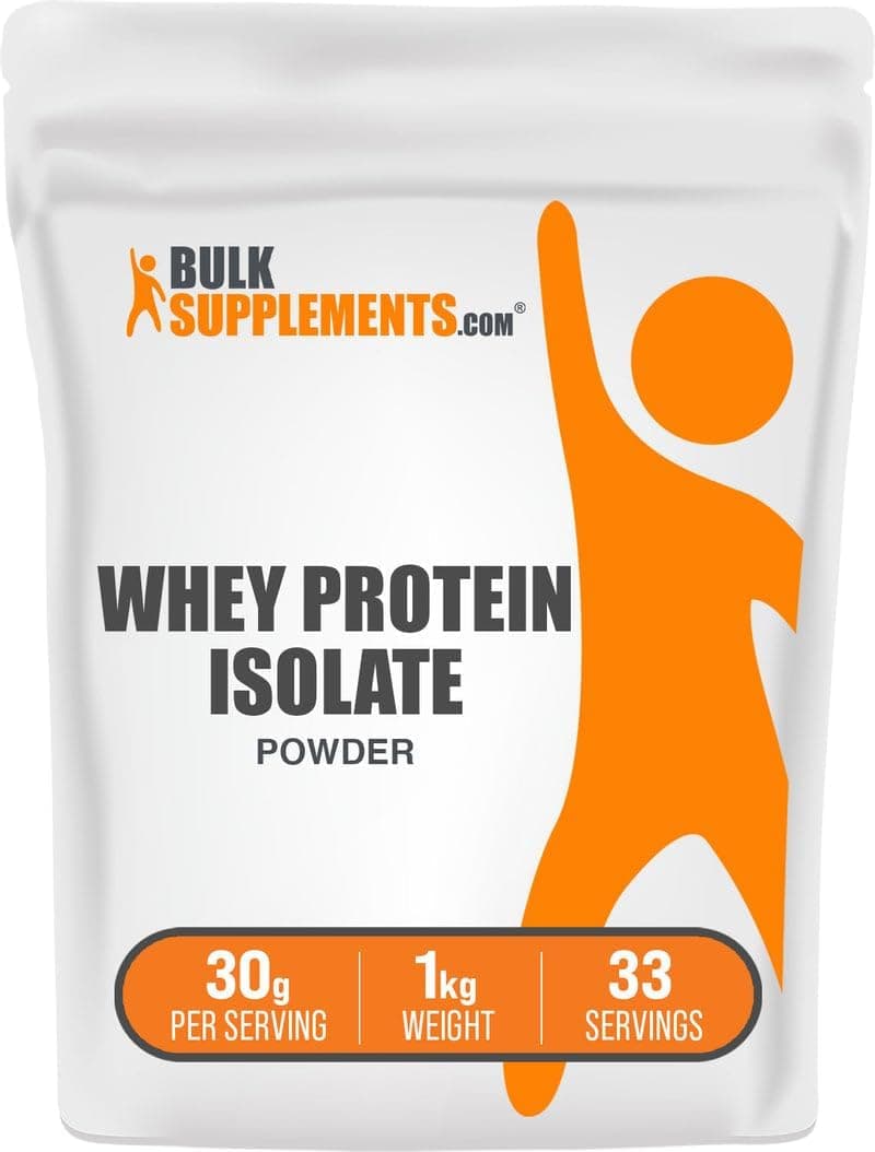 BulkSupplements.com Whey Protein Isolate Powder - Unflavored…