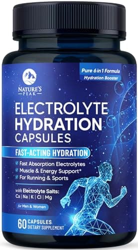 Electrolytes Supplement - 6-in-1 Advanced Hydration Complex…