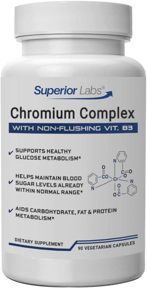 Superior Labs Chromium Complex (Formerly Polynicotinate +B3)…