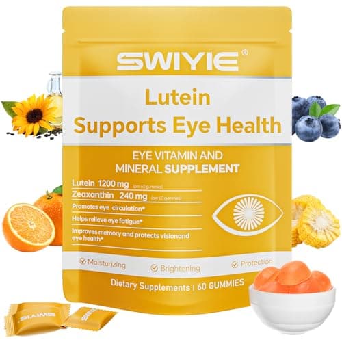 Lutein Gummies – Eye Vitamin and Mineral Supplement with 20mg…